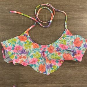 Victoria’s Secret Neon Floral Bikini Top